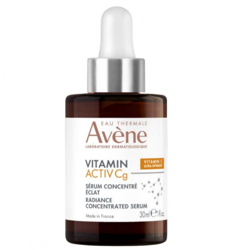 Flacone con dosatore di Avene Vitamin ActivCg Siero Correttore Illuminante Antietà 30ml Flacone con dosatore di Avene Vitamin ActivCg Siero Correttore Illuminante Antietà 30ml