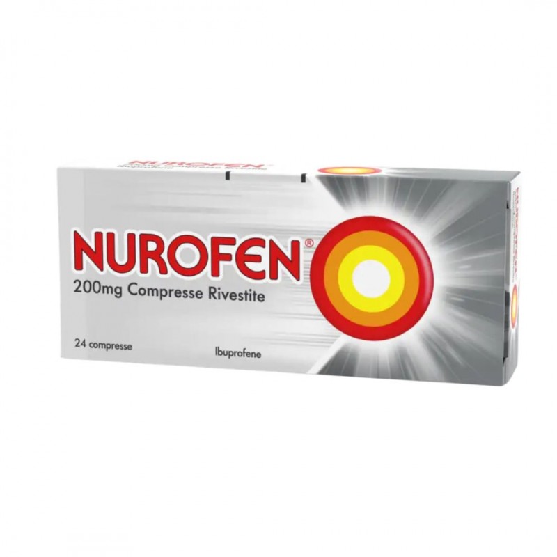 scatola Nurofen 24 Compresse Rivestite 200 mg Antinfiammatorio