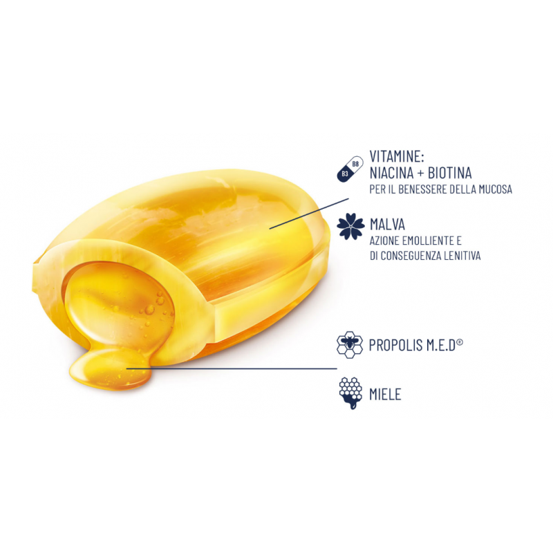 pastiglie Neoborocillina Propolmiele+ Integratore per la Gola Gusto Miele e Eucalipto 16 Pastiglie pastiglie Neoborocillina Propolmiele+ Integratore per la Gola Gusto Miele e Eucalipto 16 Pastiglie