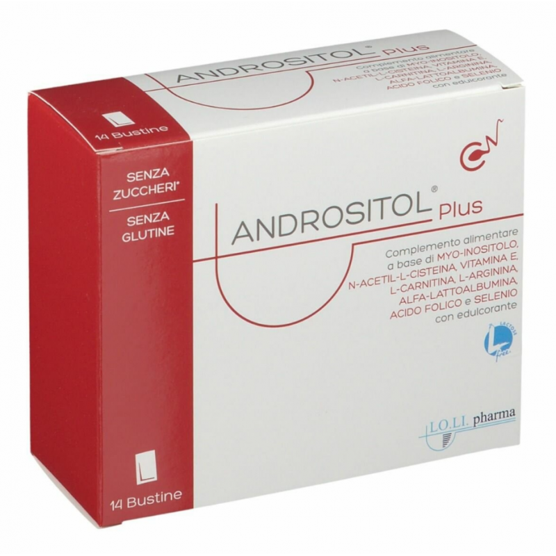 scatola Andrositol Plus Integratore per Fertilità Maschile 14 Bustine