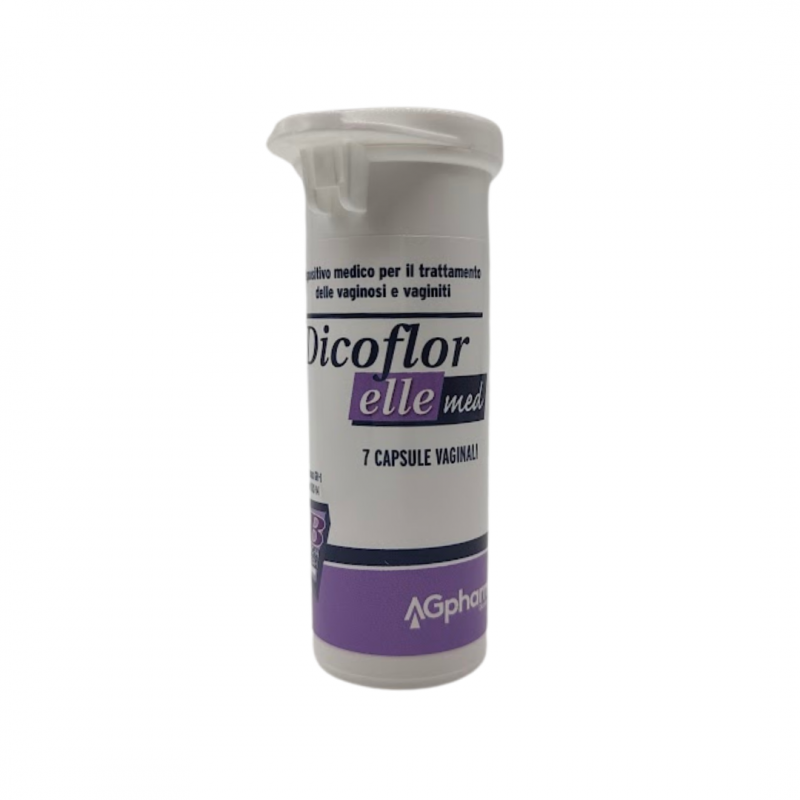 Tubicino interno di Dicoflor Elle Integratore per Flora Batterica Vaginale 28 Capsule