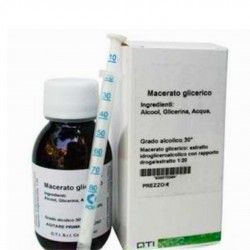 flacone e scatola OTI Tamerice Macerato Glicerico Gocce 100ml