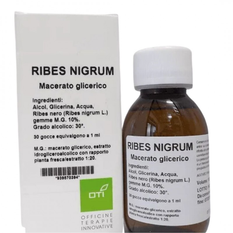 scatola OTI Ribes Nigrum Macerato Glicerico da 1 Litro