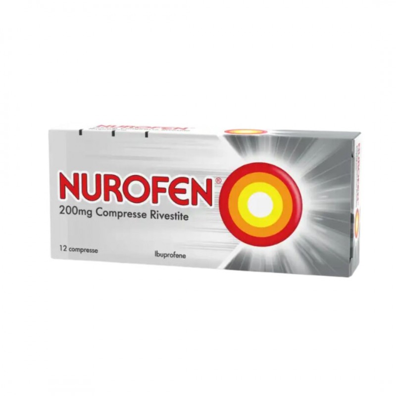scatola di Nurofen 12 Compresse rivestite 200 mg Antinfiammatorio
