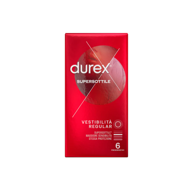 nuova confezione Durex Contatto Comfort 6 Profilattici Sottili Easy-On