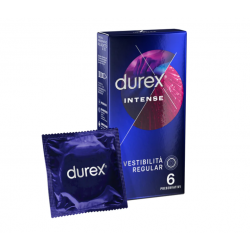 scatola e profilattico Durex Intense Orgasmic Profilattici Stimolanti 6 Pezzi