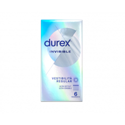 Durex Invisible Ultra-Sottile Ultra-Sensibile 6 Profilattici
