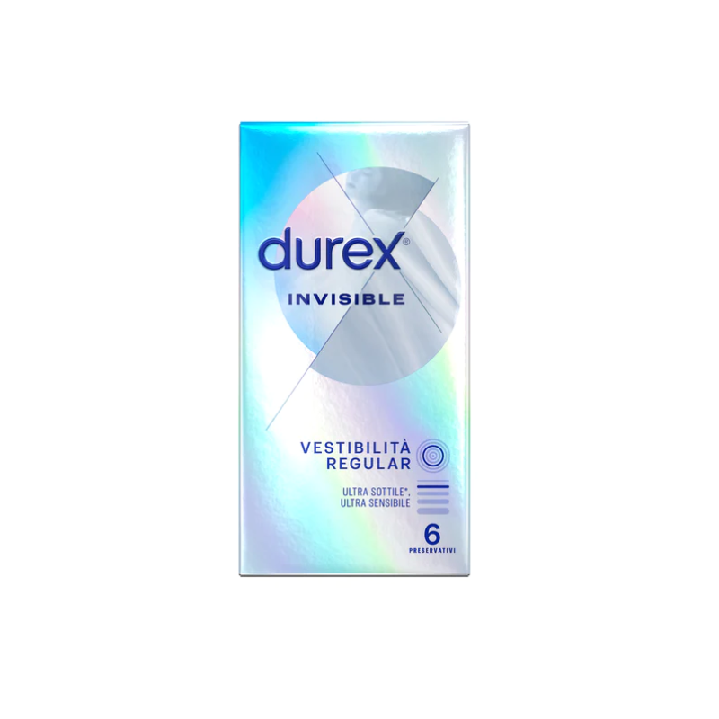 Durex Invisible Ultra-Sottile Ultra-Sensibile 6 Profilattici