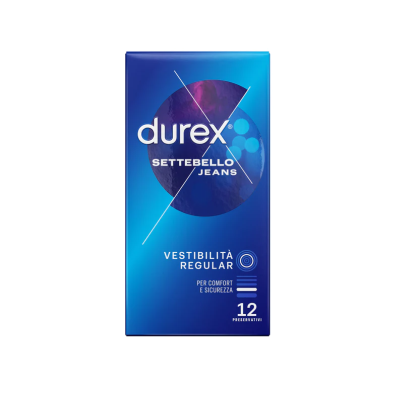 scatola di Durex Jeans 12 Profilattici Easy-On