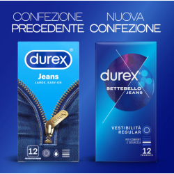 nuova confezione di Durex Jeans 12 Profilattici Easy-On