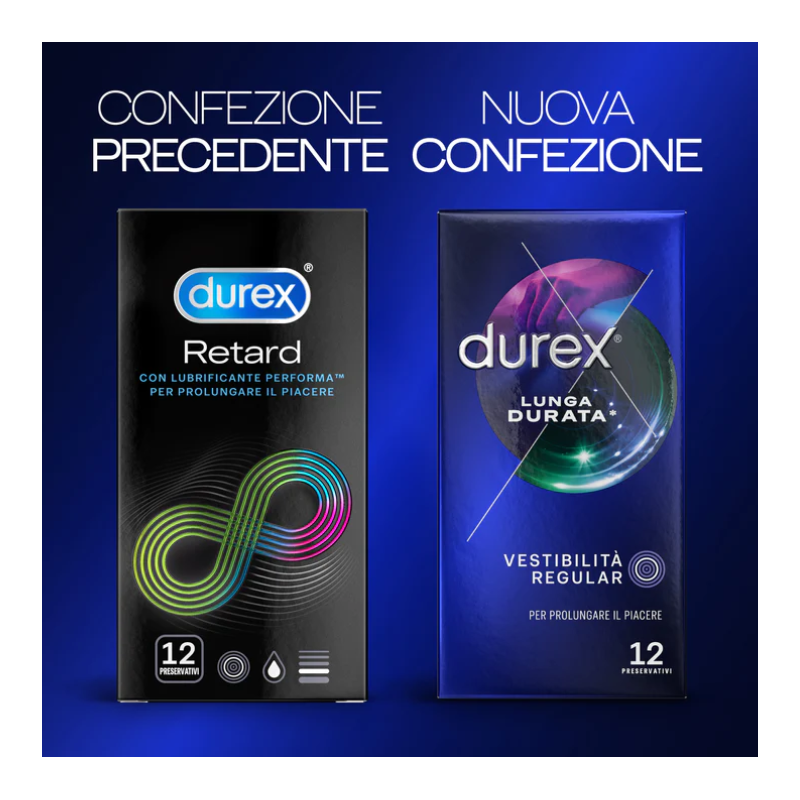nuova confezione di Durex Performa 12 Profilattici Ritardanti