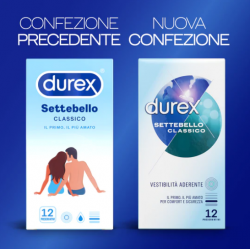 nuova confezione di Durex Settebello 12 Profilattici Classici