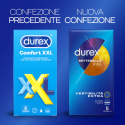 nuova confezione di Durex Settebello Classici 2XL 5 Profilattici