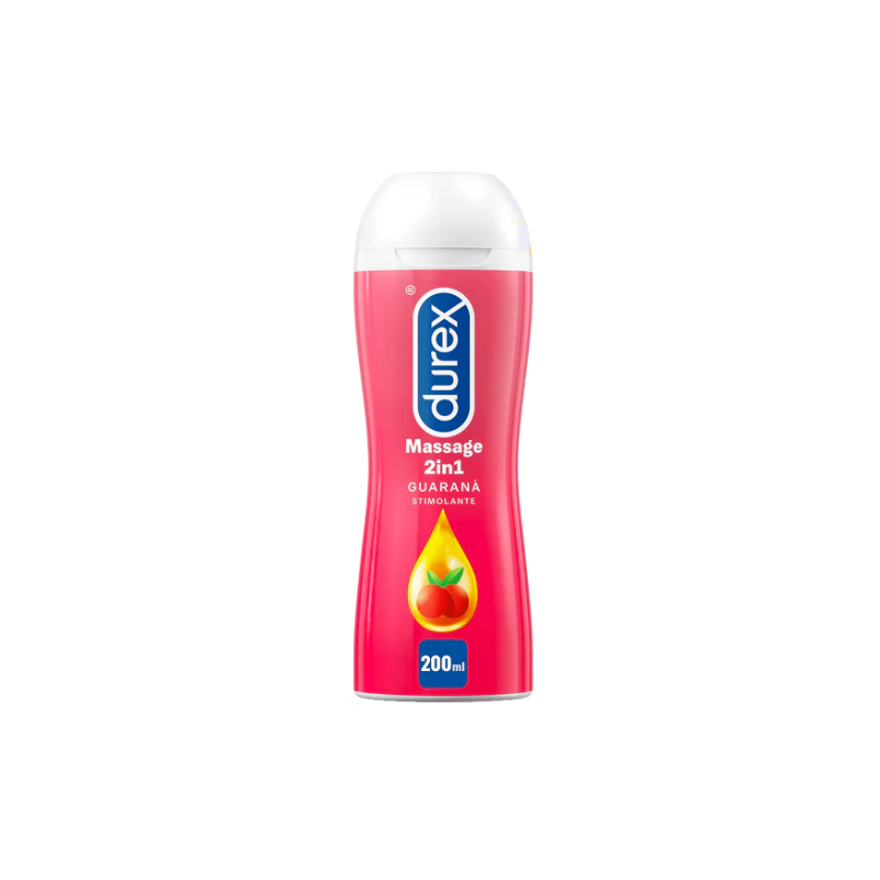 Durex Massage 2 in 1 Guaranà Gel Lubrificante da 200ml Durex Massage 2 in 1 Guaranà Gel Lubrificante da 200ml
