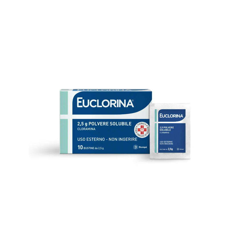 Euclorina Polvere Solubile Disinfettante 10 Bustine 2,5g