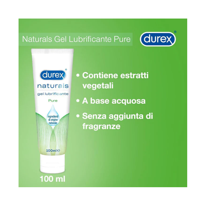 caratteristiche di Durex Naturals Pure Gel Lubrificante 100ml