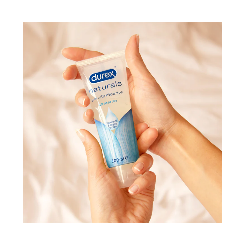 flacone di Durex Gel Naturals Lubrificante Idratante Naturale 100ml flacone di Durex Gel Naturals Lubrificante Idratante Naturale 100ml