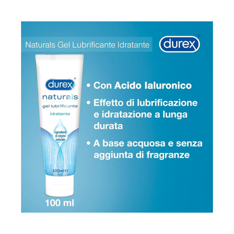 caratteristiche di Durex Gel Naturals Lubrificante Idratante Naturale 100ml caratteristiche di Durex Gel Naturals Lubrificante Idratante Naturale 100ml