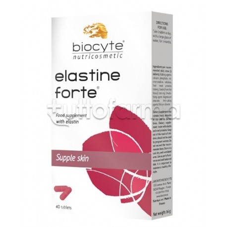 Biocyte Elastine Forte Integratore per Pelle 40 Compresse