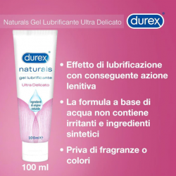 caratteristiche di Durex Naturals Ultra Delicato Gel Lubrificante Naturale 100ml