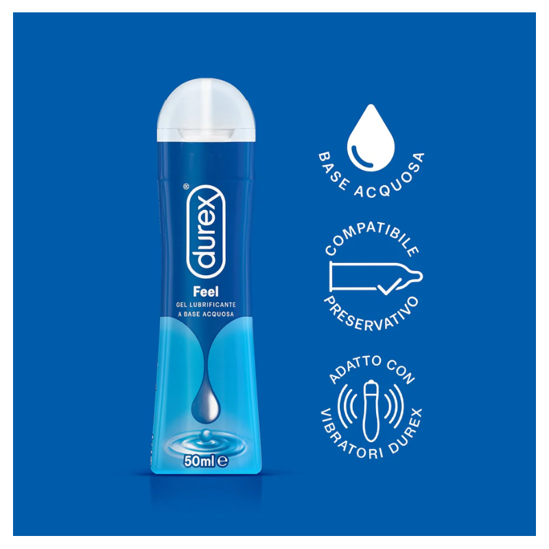 Durex Feel Gel Lubrificante Effetto Seta 50ml Durex Feel Gel Lubrificante Effetto Seta 50ml
