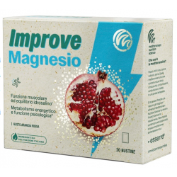 Scatola Esserre Pharma Improve Magnesio per Muscoli 20 Buste