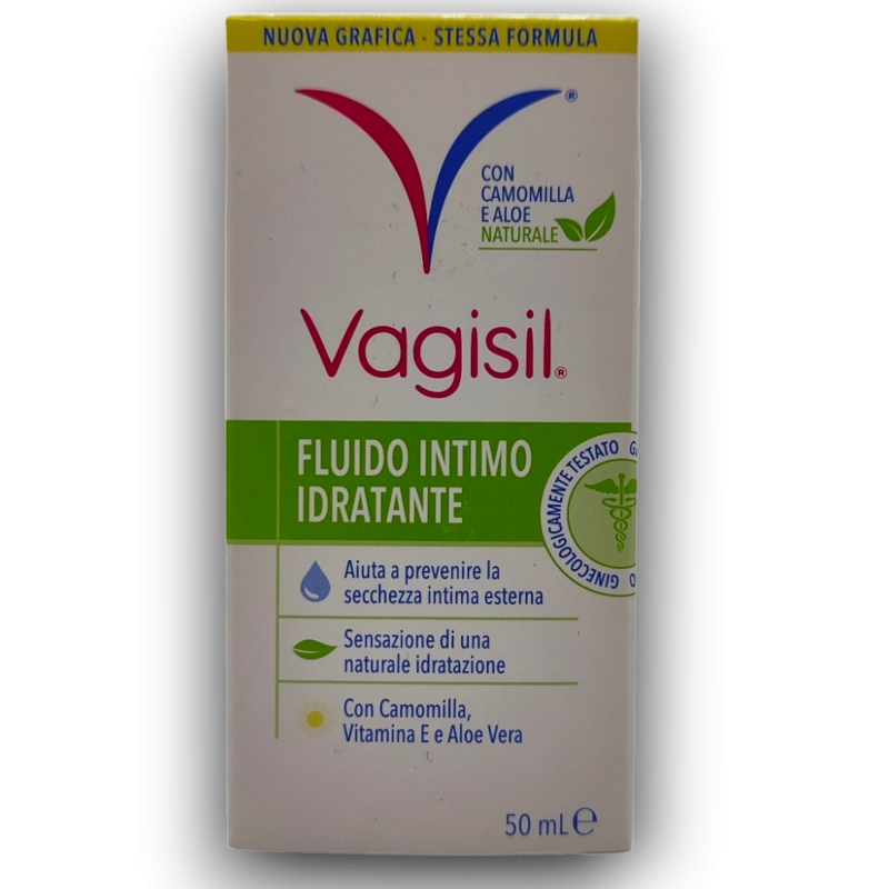 Scatola Vagisil Fluido Idratante Intimo per Secchezza Intima 50ml