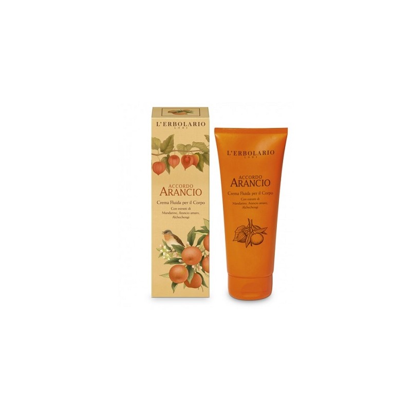 L'Erbolario Accordo Arancio Crema Fluida Corpo idratante ed elasticizzante 200ml L'Erbolario Accordo Arancio Crema Fluida Corpo idratante ed elasticizzante 200ml