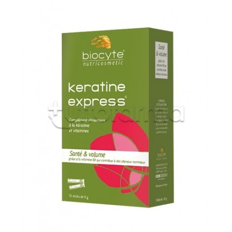 Biocyte Keratine Express Integratore per i Capelli 10 Bustine