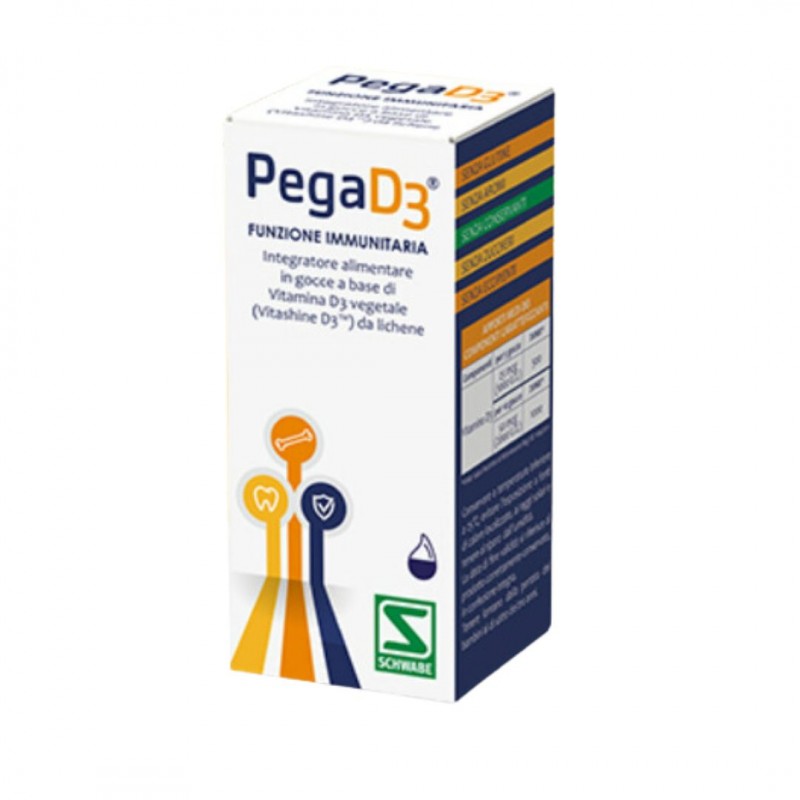 Pegaso Pega D3 Gocce Integratore con Vitamina D3 20ml