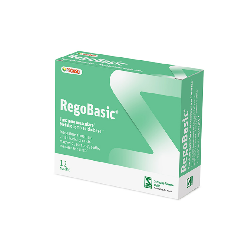 Pegaso Regobasic Integratore Magnesio e Potassio 12 Bustine Pegaso Regobasic Integratore Magnesio e Potassio 12 Bustine