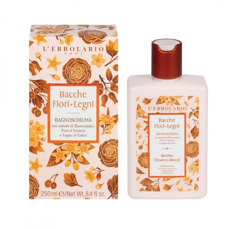 L’Erbolario Bacche Fiori Legni Bagnoschiuma detergente delicato per pelli sensibili 250 ml L’Erbolario Bacche Fiori Legni Bagnoschiuma detergente delicato per pelli sensibili 250 ml