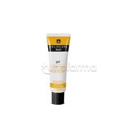 confezione e tubo Heliocare 360 Gel SPF 50+ Protezione Solare Molto Alta 50 ml confezione e tubo Heliocare 360 Gel SPF 50+ Protezione Solare Molto Alta 50 ml
