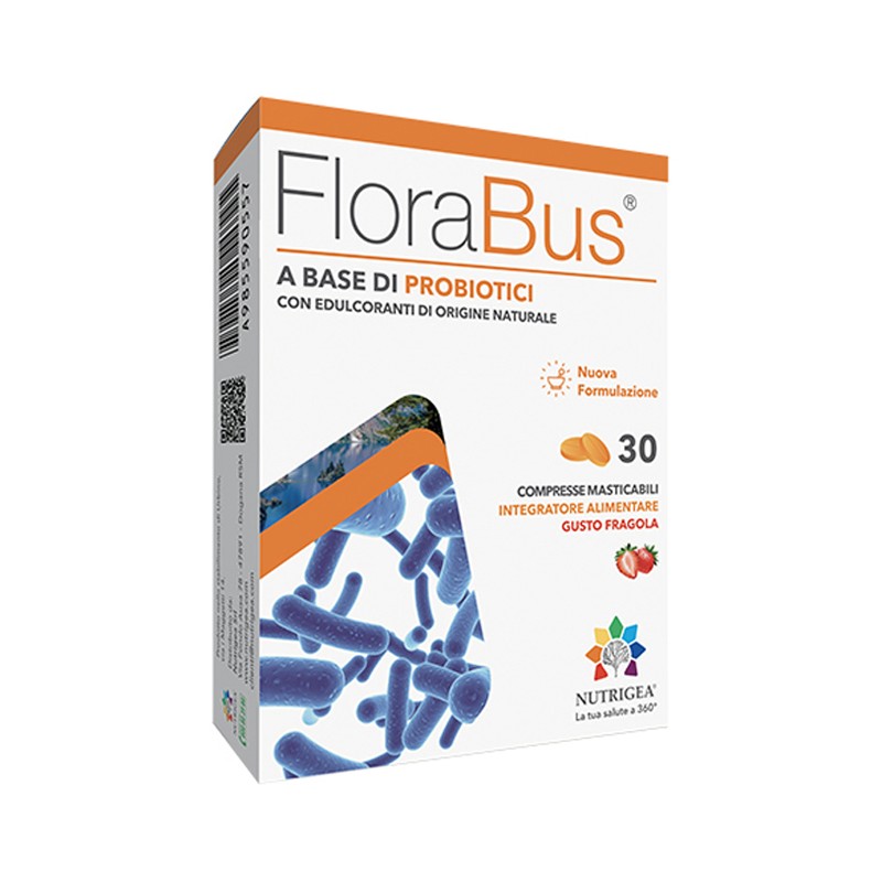 Florabus Integratore per Benessere Intestino 30 Compresse Singole Florabus Integratore per Benessere Intestino 30 Compresse Singole