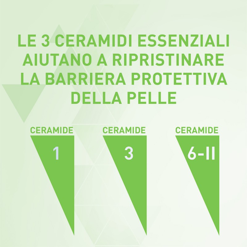 Cerave Detergente Idratante per Pelli Secche contiene 3 ceramidi essenziali