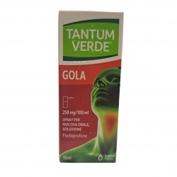 Tantum Gola Nebulizzatore Spray 15 ml 0,25% per Mal di Gola