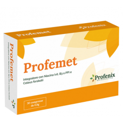 Profemet Integratore per Controllo Peso e Metabolismo 30 Compresse Profemet Integratore per Controllo Peso e Metabolismo 30 Compresse
