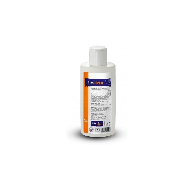 Kiron Efestoleum Olio Massaggio per Riscaldamento Muscolare 200 ml