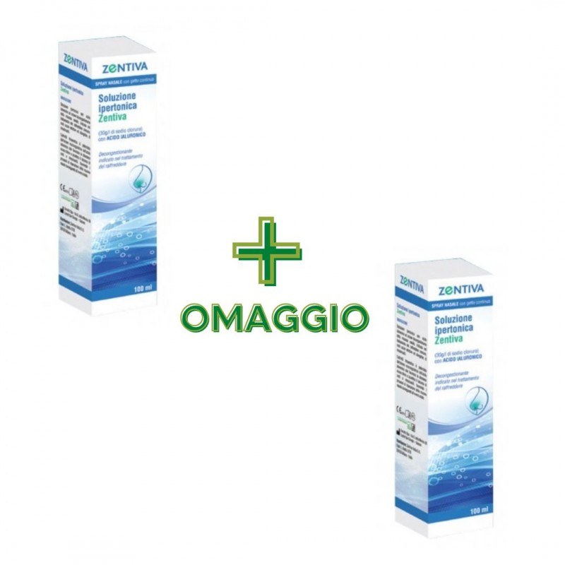 Soluzione Ipertonica Zentiva Decongestionante Spray Nasale 100ml + CONFEZIONE OMAGGIO