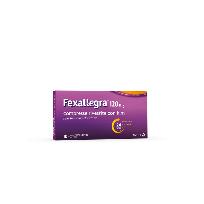 confezione di Fexallegra Medicinale per Allergia 10 Compresse Rivestite