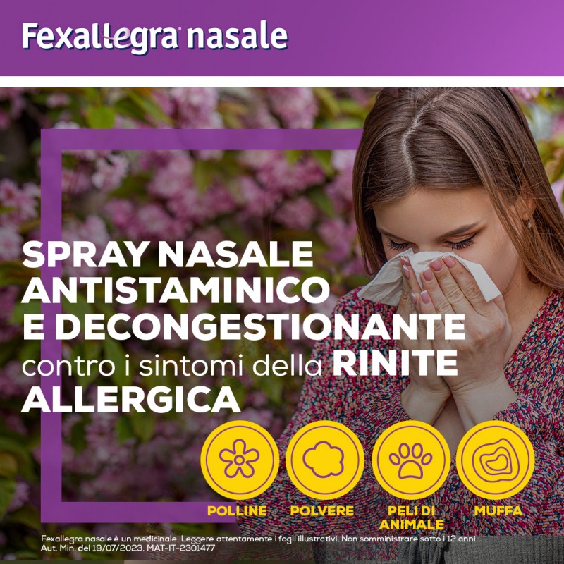 caratteristiche di Fexallegra Nasale Spray Antiallergico per Liberare Naso Chiuso 10 ml