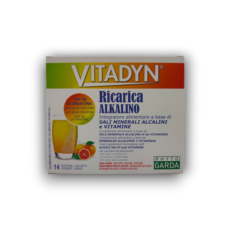 scatola Named Vitadyn Ricarica Alkalin Integratore per Stanchezza 14 Bustine scatola Named Vitadyn Ricarica Alkalin Integratore per Stanchezza 14 Bustine