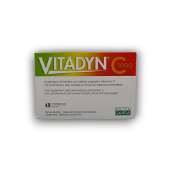 scatola Vitadyn C 1000 Integratore per Sistema Immunitario 40 compresse scatola Vitadyn C 1000 Integratore per Sistema Immunitario 40 compresse
