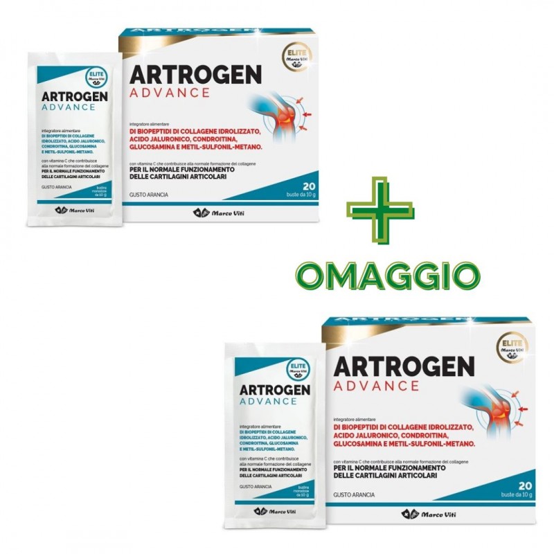 Foto di Marco Viti Artrogen Advance Integratore per Cartilagini 20 Bustine + CONFEZIONE OMAGGIO