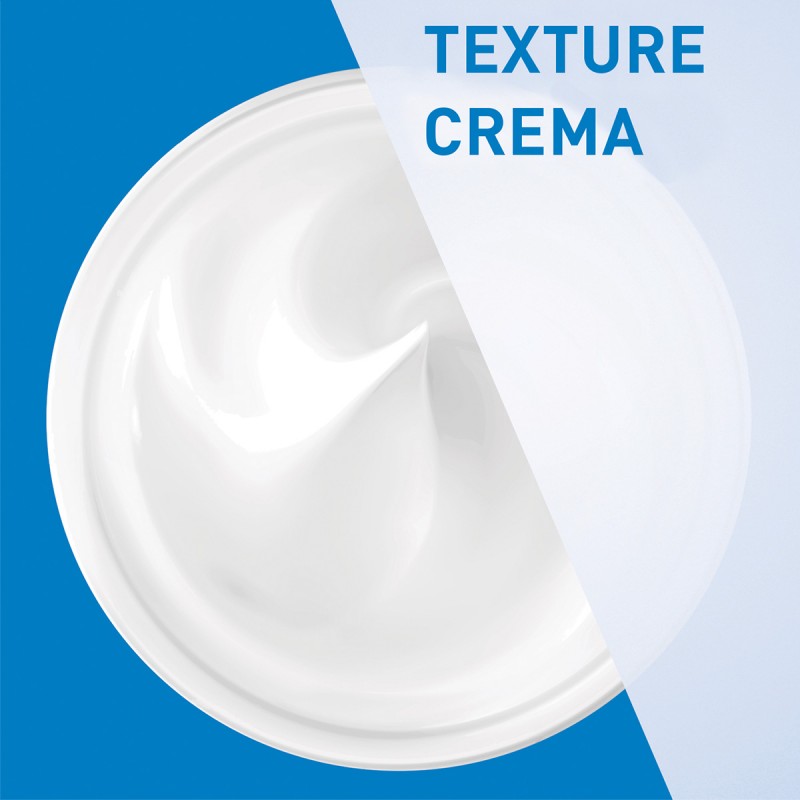 texture della Cerave Crema Idratante per Pelli Secche e Molto Secche 454g