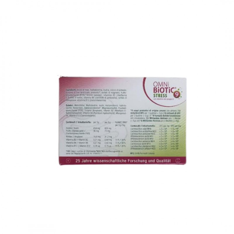 OMNI BIOTIC STRESS VITAMINE GRUPPO B 14 BUSTINE DA 3 G OMNI BIOTIC STRESS VITAMINE GRUPPO B 14 BUSTINE DA 3 G