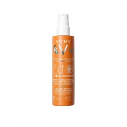flacone di Vichy Capital Soleil Kids Spray Solare Bambino SPF50+ flacone di Vichy Capital Soleil Kids Spray Solare Bambino SPF50+