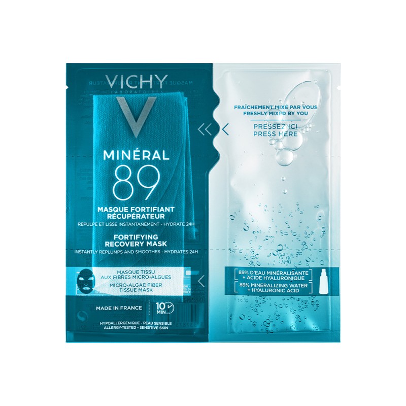 Vichy Mineral 89 Maschera Tessuto Rimpolpante e Levigante 1 Busta