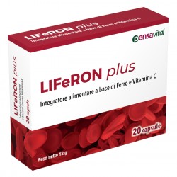 Confezione con Liferon Plus Integratore Energizzante 20 Capsule Confezione con Liferon Plus Integratore Energizzante 20 Capsule