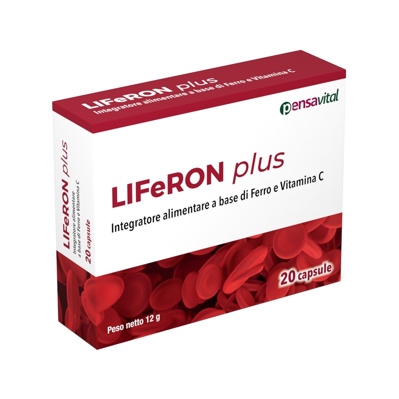 Confezione con Liferon Plus Integratore Energizzante 20 Capsule Confezione con Liferon Plus Integratore Energizzante 20 Capsule